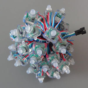 SMD5050 RGB 3-IN-1 WS2811/ WS2801 su geçirmez IP65 kare led dijital rgb led piksel ışık kaynağı için tabela harfleri - Product Image 1