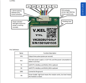 Modulo GPS produttore HT2828U7G5LF TTL RS232 USB Ubx modulo GPS con buon prezzo - Product Image 5