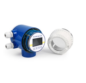 Medidor De Velocidade De Fluxo De água Eletromagnético Medidor De Fluxo De Tubulação Medidor De Fluxo Líquido Sensor Eletromagnético Do Pulso