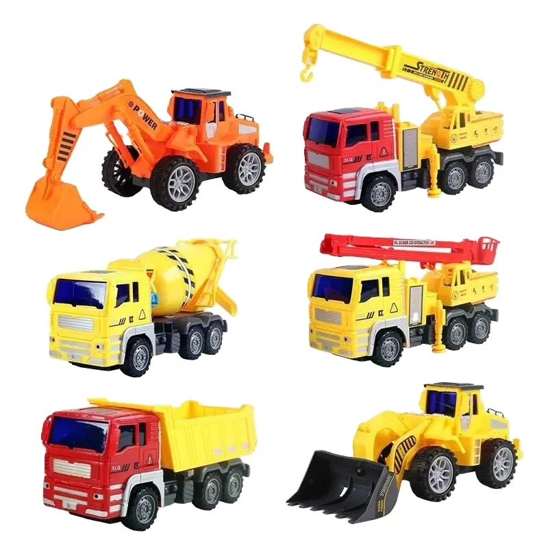 Educational Toys Cars Kids Mini Friction Truck Power Jouet de voiture Car Toy mini engineering baby cars