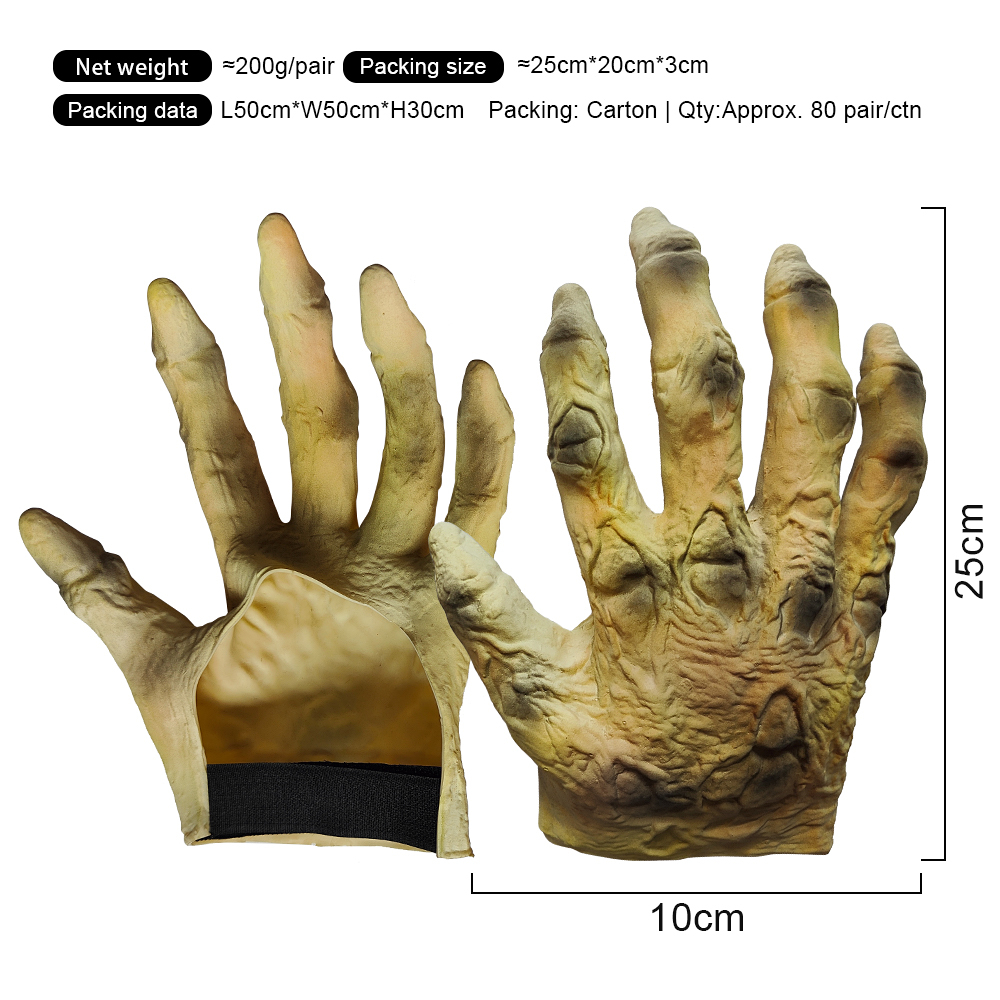 Yellow Skull Hands
