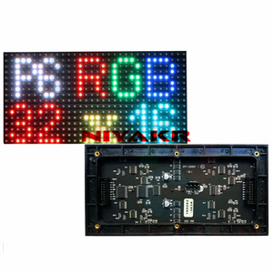 2 шт. P6 RGB полноцветный светодиодный дисплей модуль 32x16 точечная матричная панель - Product Image 2