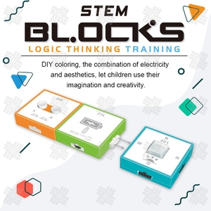 KW DIY aprendizaje educativo ciencia bloques de construcción Stem Kit para niños lógica pensamiento entrenamiento electrónica y juguetes de programación - Product Image 2
