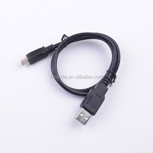 Özelleştirilmiş USB 2.0 a erkek 5 Pin Mini USB kablosu dik açılı konektörler 3A yazıcı bilgisayar ve barkod tarayıcı için hızlı şarj - Product Image 3