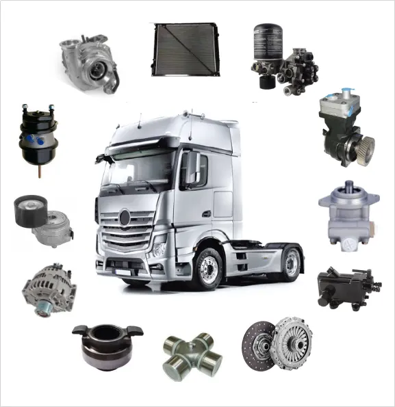 Peças para caminhões de mercedes benz actros/atego/axor/ng/sk/econic/lk/ln mais de 2000 itens com alta qualidade