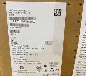 Inversor de la serie Siemens G120 6SL3210-1PE24-5UL0 22KW Control vectorial VFD para aplicación de compresor de motor monofásico de 380V - Product Image 6