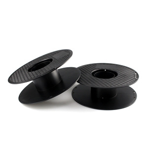 200mm 3D Printed Textured Surface Eco-Friendly High-Strength Nylon/Plastic Wire <strong>Spool</strong> Reel Cable Winding Bobbin Shaft Industrial