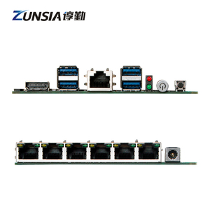Zunsia OEM 11th Nuc Mini ITX scheda madre Core i3 i5 i7 2 * DDR4 scheda madre Router industriale Nano Server con 6 porte sata - Product Image 3