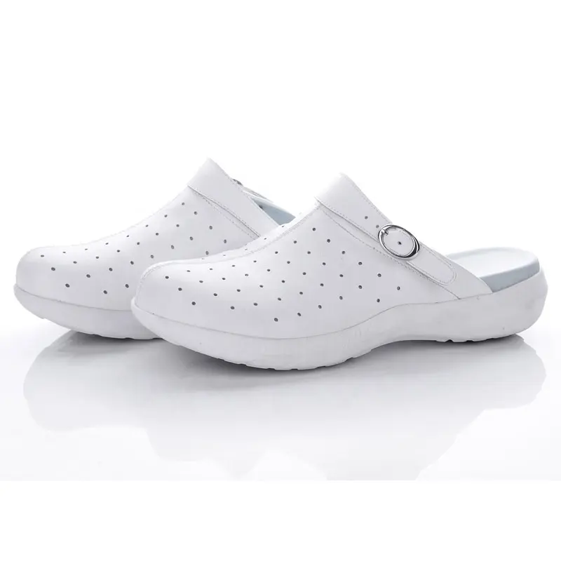 DW-SS7186 Légère D'hôpital Femmes Blanc Chaussures de Soins Infirmiers