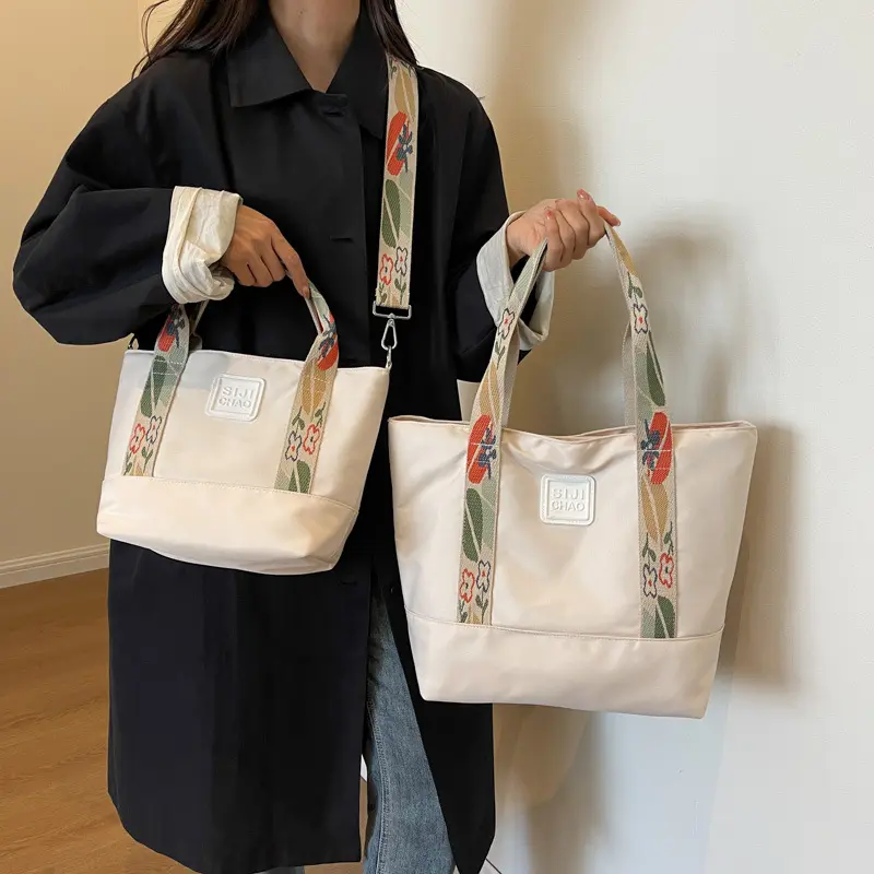 Женская ручная сумка-тоут, новая модная Простая Сумка-2023 большого размера для студентов, сумка через плечо