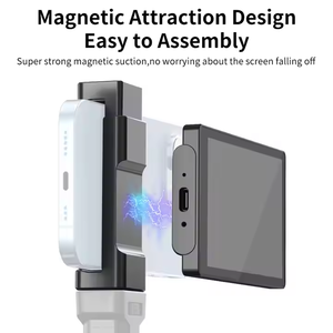 クランプマウントキット付きワイヤレス自撮りモニター画面電話ホルダークリップ互換電話Vlog i電話付き自撮りモニター画面 - Product Image 3