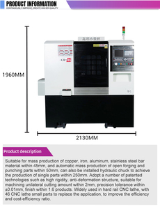 Slant Bed <strong>CNC</strong> Lathe Machine with <strong>Linear</strong> Guideway <strong>cnc</strong> milling machine - Product Image 6