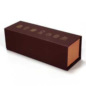 定制商标顶级优质矩形松露甜巧克力展示纸盒，带内盘 - Product Image 1