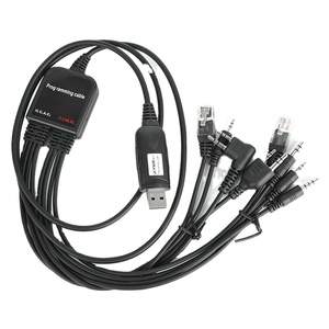 Commercio all'ingrosso 8 in 1 cavo di programmazione USB per Moto-rola per Baofeng Ken-wood per HYT radio portatili 8W potenza di uscita con CD - Product Image 1