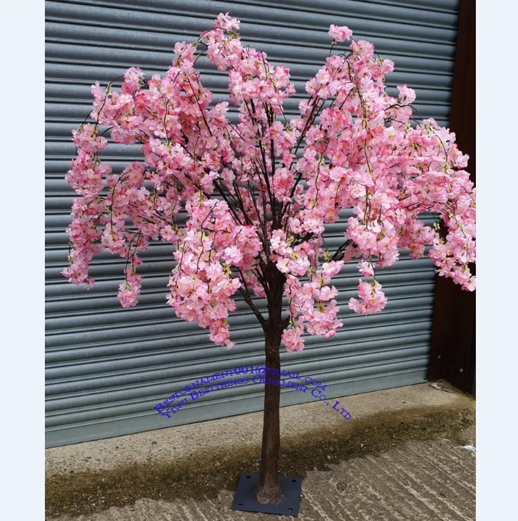 1.8m Rosa Artificiale Japenesse Albero di Ciliegio in fiore Per La Cerimonia Nuziale Festa di Nozze Centrotavola