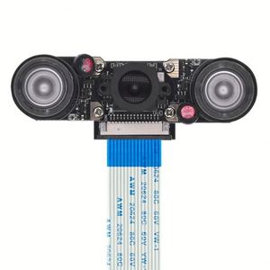 Módulo de cámara ojo de pez de visión nocturna Raspberry Pi 4 5MP OV5647 Webcam con sensor infrarrojo IR luz LED para Raspberry Pi 4B/3B +/3B - Product Image 2