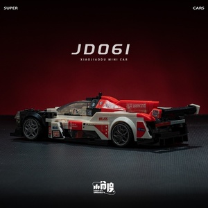 Sekiz JD061Grids spor araba modeli monte Le Mans tuğla araba küçük açı Moc yapı taşı setleri ile toptan - Product Image 3