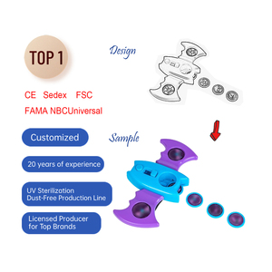 Custom Bat-Vormige Schijf Launcher Speelgoed Uniek Ontwerp Katapult Schietspel Met Kleuropties Speelgoed Kinderen Promotie Geschenken Voor Kinderen - Product Image 2