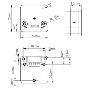 高精度测斜仪wt901厘米军用级加速度计数字罗盘陀螺仪wt901厘米 - Product Image 5