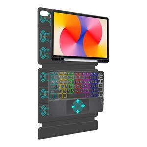 Funda de teclado inalámbrico funcional múltiple para Huawei matepad SE 11, Funda personalizada para tableta OEM con retroiluminación y panel táctil - Product Image 4