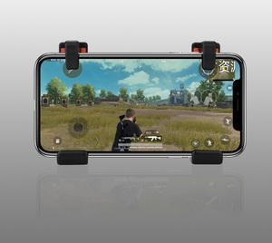 Red Pubg Game Trigger Shadow Stinger Gaming Griff Game Bracket Trigger Handheld <span class=keywords><strong>Controller</strong></span> für Android / <span class=keywords><strong>Ios</strong></span> 32 Klicks