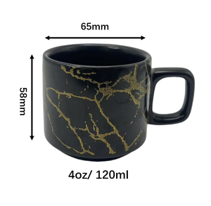 Fabrika doğrudan satış lüks tasarım özelleştirilebilir desen seramik arap çay bardağı 4oz türkiye kahve fincanı - Product Image 3
