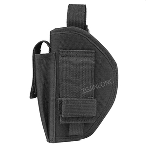 पुरुषों का सामरिक सार्वभौमिक होल्स्टर 1680 डी नायलॉन मल्टी-फंक्शनल छिपे हुए कैरी बाएं साइड बेल्ट पाउच टिकाऊ आउटडोर उपयोग के लिए - Product Image 2