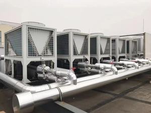 90kW 150KW 300Kw süt fabrikası yoğurt peynir süt soğutma pastörizasyon süreci soğutmalı su soğutucu