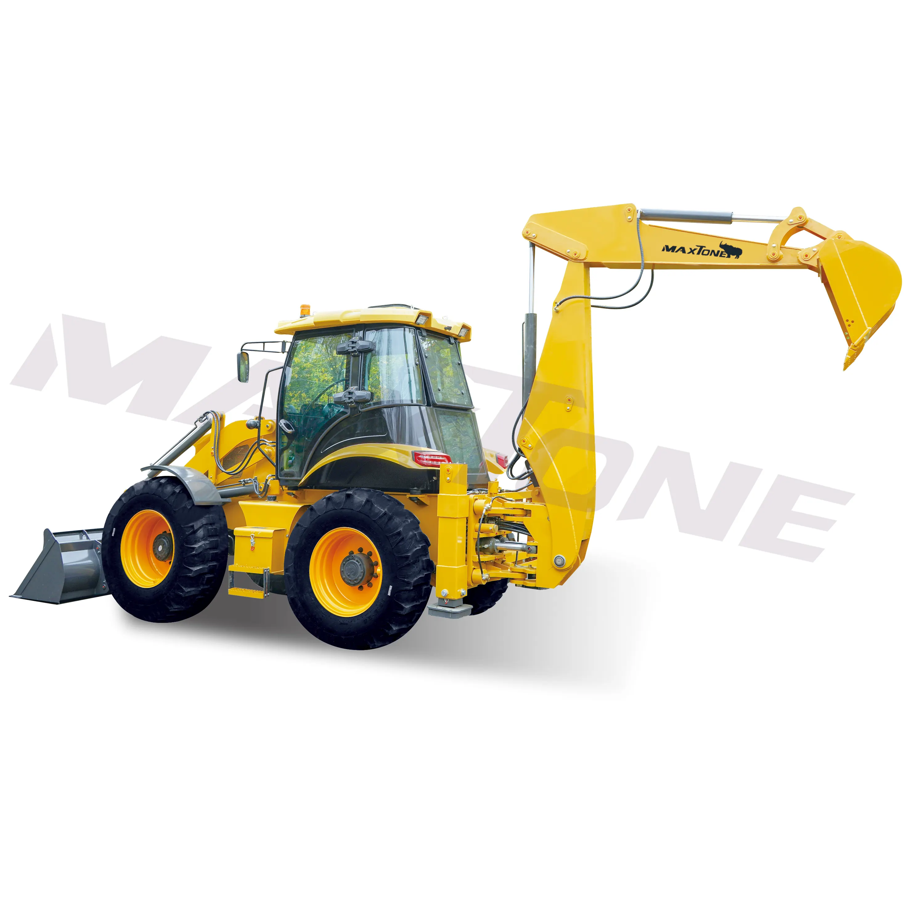 Maxtone trường hợp 580 Super L máy kéo máy xúc Digger backhoe khớp nối 2 tấn 3cx 4CX 4x4 backhoe loader