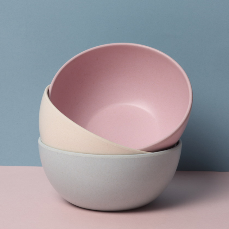 Eco and Biodegradable bamboo fiber melamine round dinnerware bowl sets for hotel /home