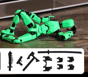 New Lucky Cool Multi Joint Mobile Pose Varied Doll Boy and Girl Assemble and Decompress Model Pendant <strong>Toy</strong> - Product Image 2