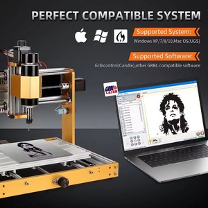多功能DIY数控3018加雕刻切割铣刨机强力300w/500w主轴 - Product Image 6