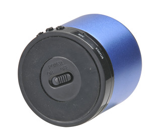 Runder drahtloser Bluetooth Mini Selfie-Lautsprecher aus Aluminium