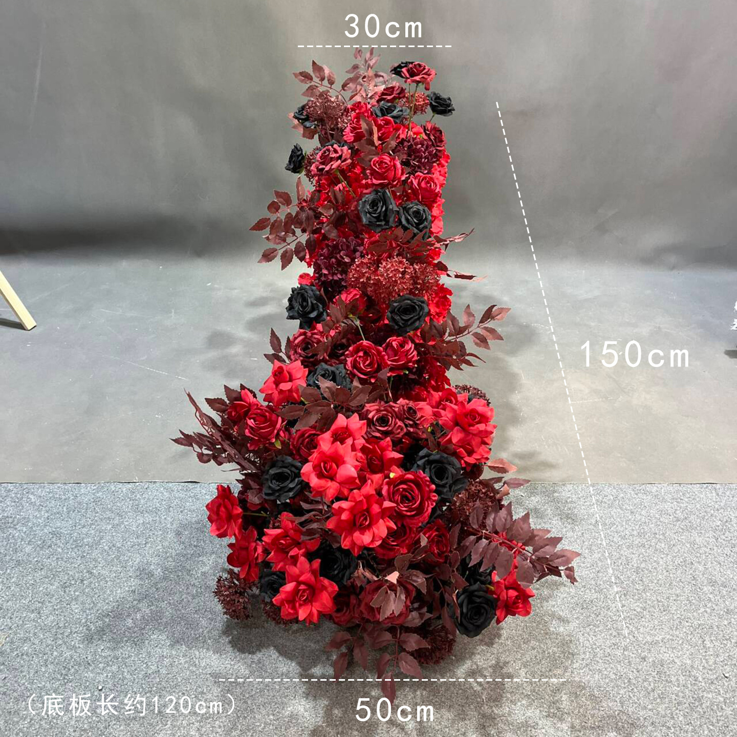 15m deep red rich mellow hydrangea waterfall flowers send sucker