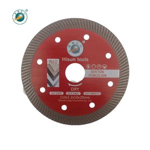4&quot;\ <strong>4.3</strong>&quot;\5&quot; Diamond Super Thin <strong>Turbo</strong> Saw Blade Ceramic Tile Cutting Disc for Dry Use for Cutting Ceramic Tiles - Product Image 4