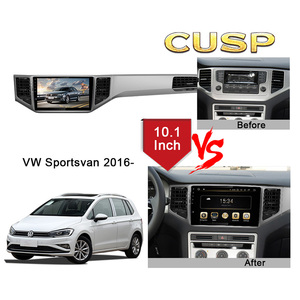 热10.1英寸汽车在中央控制大屏幕导航GPS为大众Sportsvan 2016- - Product Image 2
