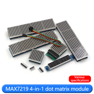 MAX7219 4-in-1-Punktmatrixmodul Anzeige bildschirm MCU-Steuer antriebs modul - Product Image 5