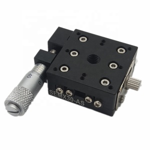 SEMX40-AS XEG 40 X Axis 40x40mm Precision <strong>Linear</strong> <strong>Guide</strong> <strong>Sliding</strong> Track Micrometer Manual Fine-tuning Cross Roller <strong>Linear</strong> Stage - Product Image 1