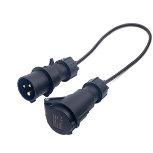 GB 3 çekirdek 2.5 kare performans tel kordon 16A su geçirmez bağlantı hattı PVC 250V sahne aydınlatma güç kablosu saf bakır tel - Product Image 2