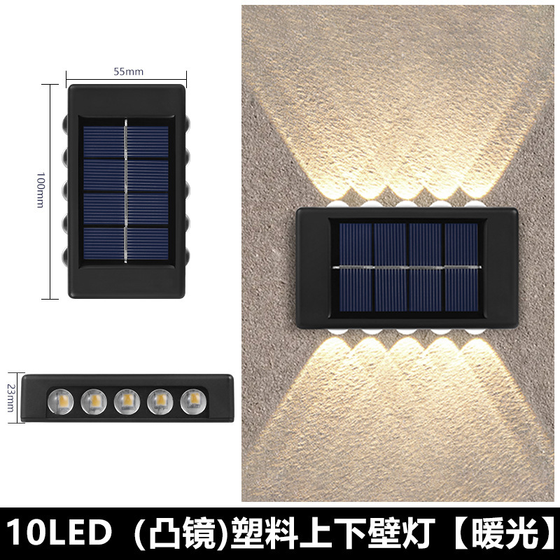 10 LED cálidos