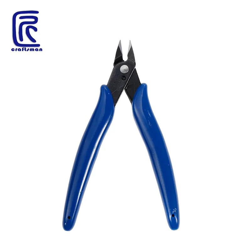 Electrical Wire Cable Cutters Anti-slip Rubber Mini Diagonal Pliers Hand Tools Cutting Side Snips for Circuit Board Repair