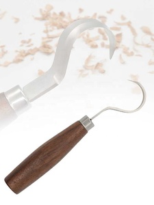 5 adet ahşap oyma araçları bıçak seti kanca Whittling detay bıçak kalemtıraş yuvarlak el aracı setleri soyma heykel oyma kesici - Product Image 5