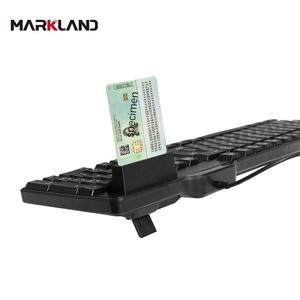 El teclado MCR3591 con lector de tarjetas inteligentes de interfaz dual admite ISO/IEC 7816 (ranura ID-1) sin contacto ISO/IEC 14443 - Product Image 3