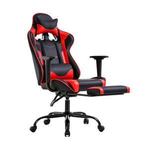 Silla de carreras de juegos de PC RGB de diseño moderno de cuero personalizado equipo de juego barato con función de masaje y accesorio de computadora Panamá - Product Image 1