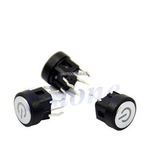 Druckknopf schalter LED-Licht Strom versorgungs symbol Druckknopf Momentan verriegelung Computer gehäusesc halter - Product Image 2