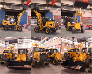 4x4 <strong>Advanced</strong> Technology Excavator Backhoe Loader Shovel Loader Compact Tractor With Loader and Backhoe - Product Image 5