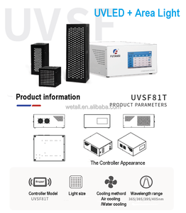 UVLED光源365 395 405纳米油墨印刷RS232 I/O接口无影粘胶风冷LED紫外固化灯机 - Product Image 6