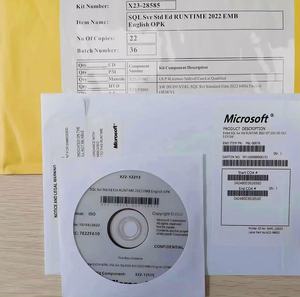 MS <span class=keywords><strong>SQL</strong></span> Server 2022 DVD Phiên Bản Với Trực Tuyến Kích Hoạt Tiếng Anh Ngôn Ngữ Internet Phiên Bản Cho Tương Thích Loại Trong Kho - Product Image 3