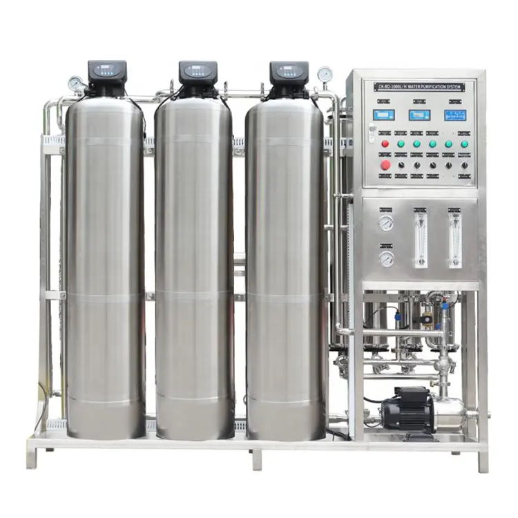 1T Per Jam Harga Pabrik Sistem Pemurni Air Produsen Guangzhou Pabrik Ro Terbalik Filtrasi Air Osmosis