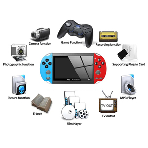 ポータブルX7ゲームコンソールレトロ4.3インチ1000in1ゲーミングHDスクリーンレトロハンドヘルドゲームコンソール - Product Image 3